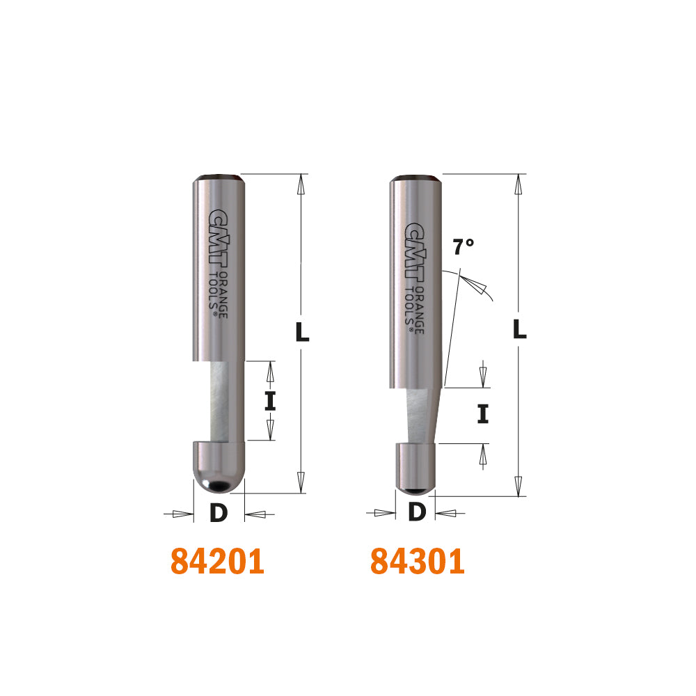 Contractor Laminate Trimmer Router BIts | 1/4" Shank