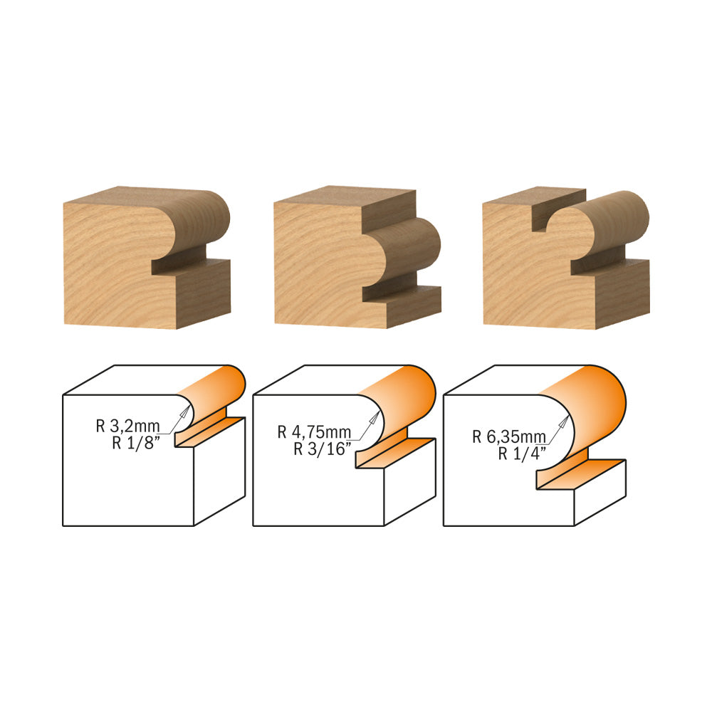 Corner Beading Router Bit | 1/2" Shank