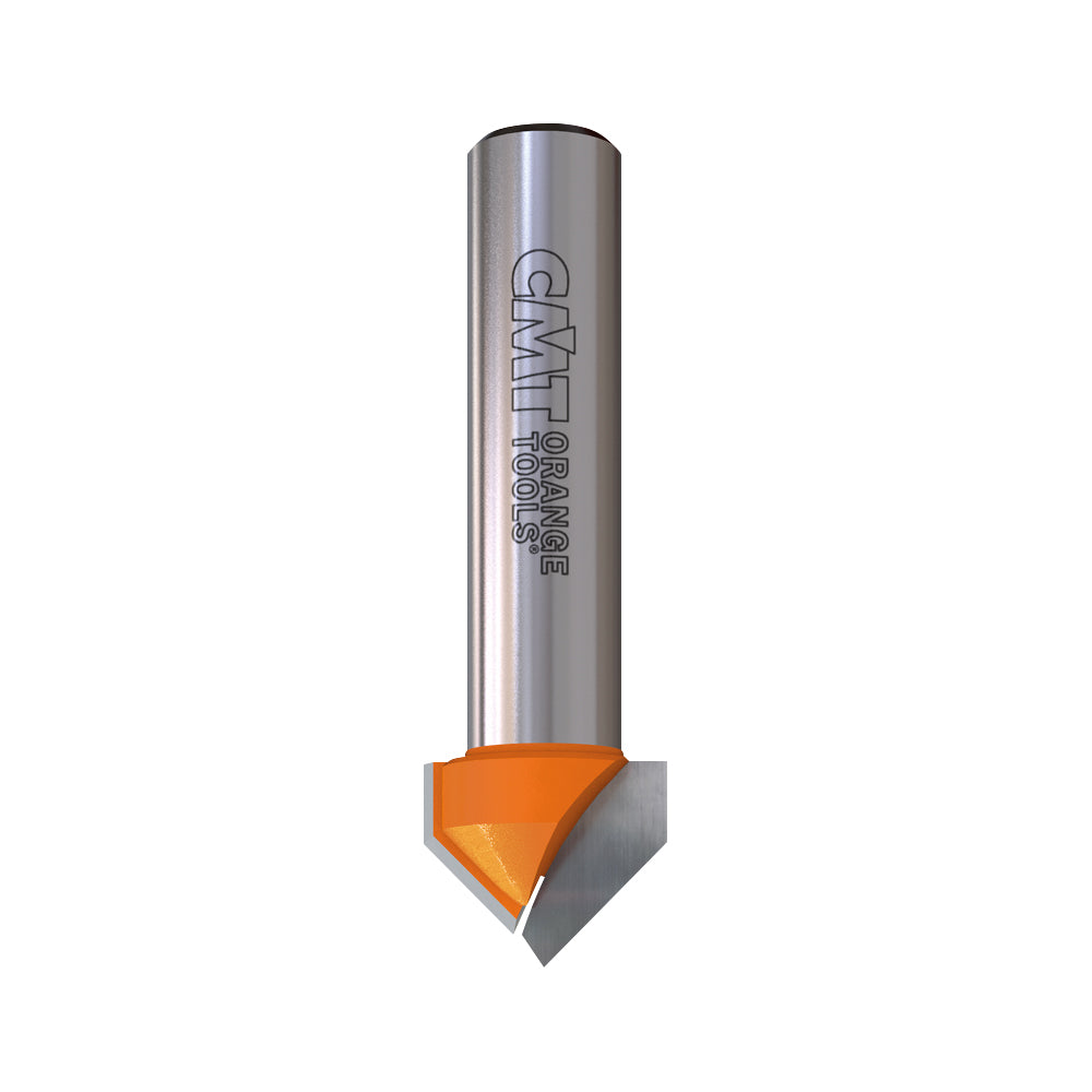 Solid Carbide V-Grooving Router Bits | 1/2" Shank