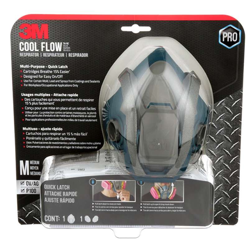 Professional Multi-Purpose Respirator with Quick Latch