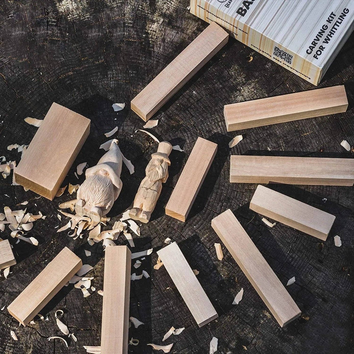 Set of Basswood Carving Blocks | 12pcs