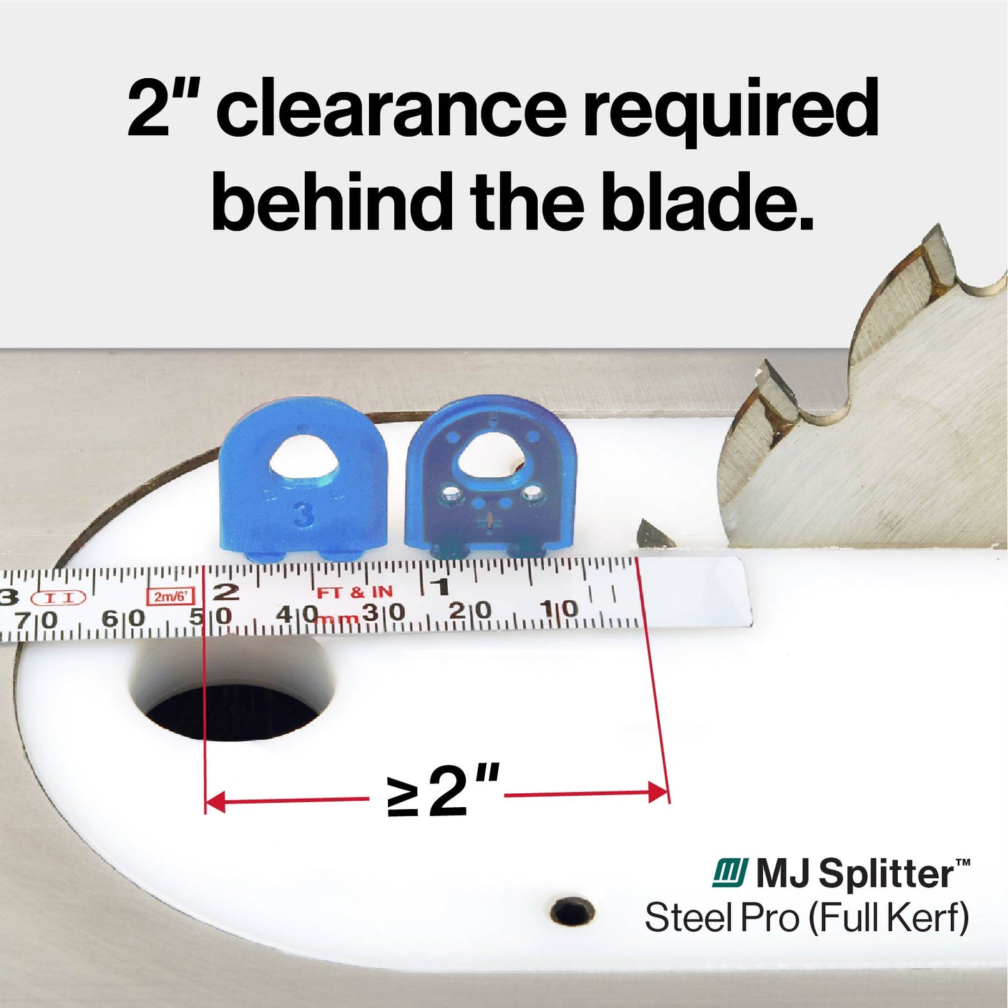 SteelPRO 1/8" Kerf Splitter Kit | Blue