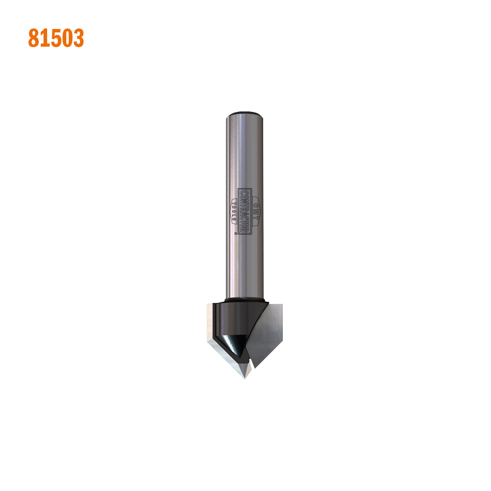 Contractor V-Grooving Router Bit | 1/4" Shank