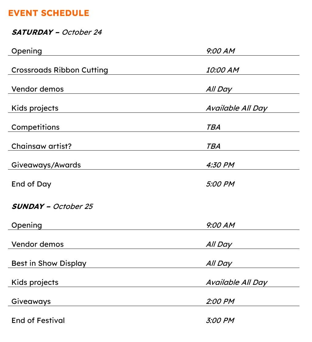 The Marion Woodworks Festival