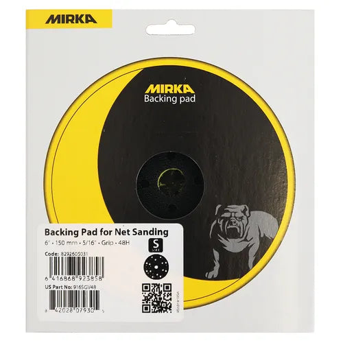 6" 48-Hole Grip Backup Pad with Pad Saver