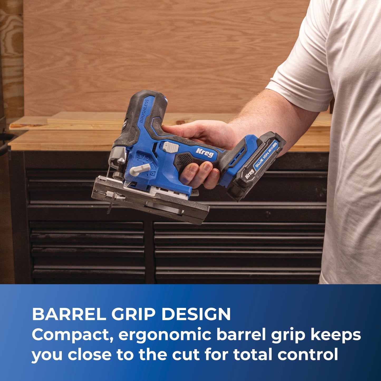 20V Ionic Drive™ Barrel Grip Jigsaw (Tool Only)