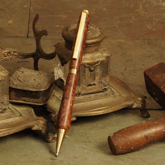 Slimline Antique Brass Twist Pen Kit