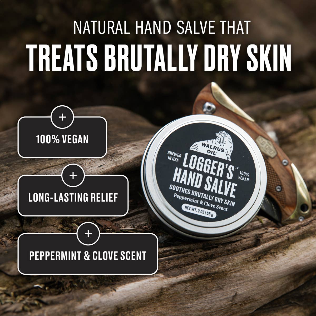 Logger's Hand Salve | 2 oz - Peppermint and Clove