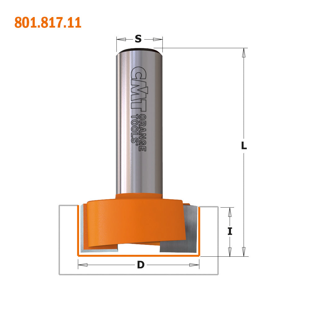Mortising Router Bit | 1/4" Shank