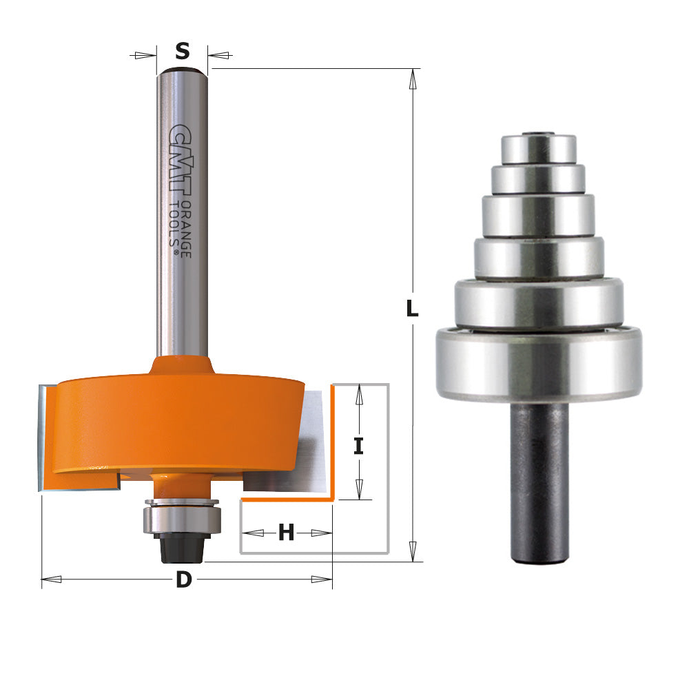 Rabbeting Router Bit Set