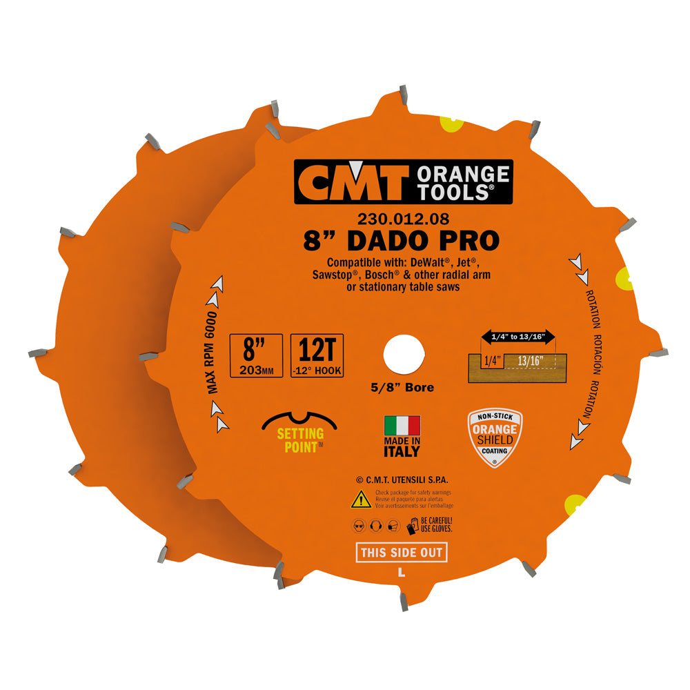 Dado Pro Blade Set | 8"