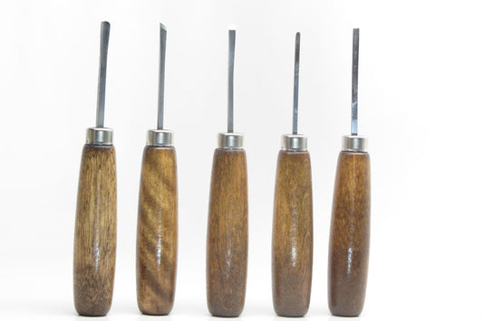 5pc Sub Mini Wood Carving Gunsmith Luthier Violin Decoy Tools