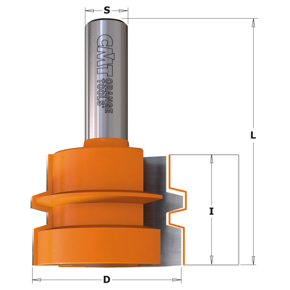 Reverse Glue Joint Router Bit