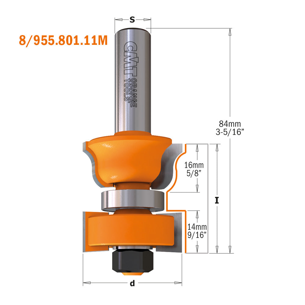 Window Sash Router Bit Set