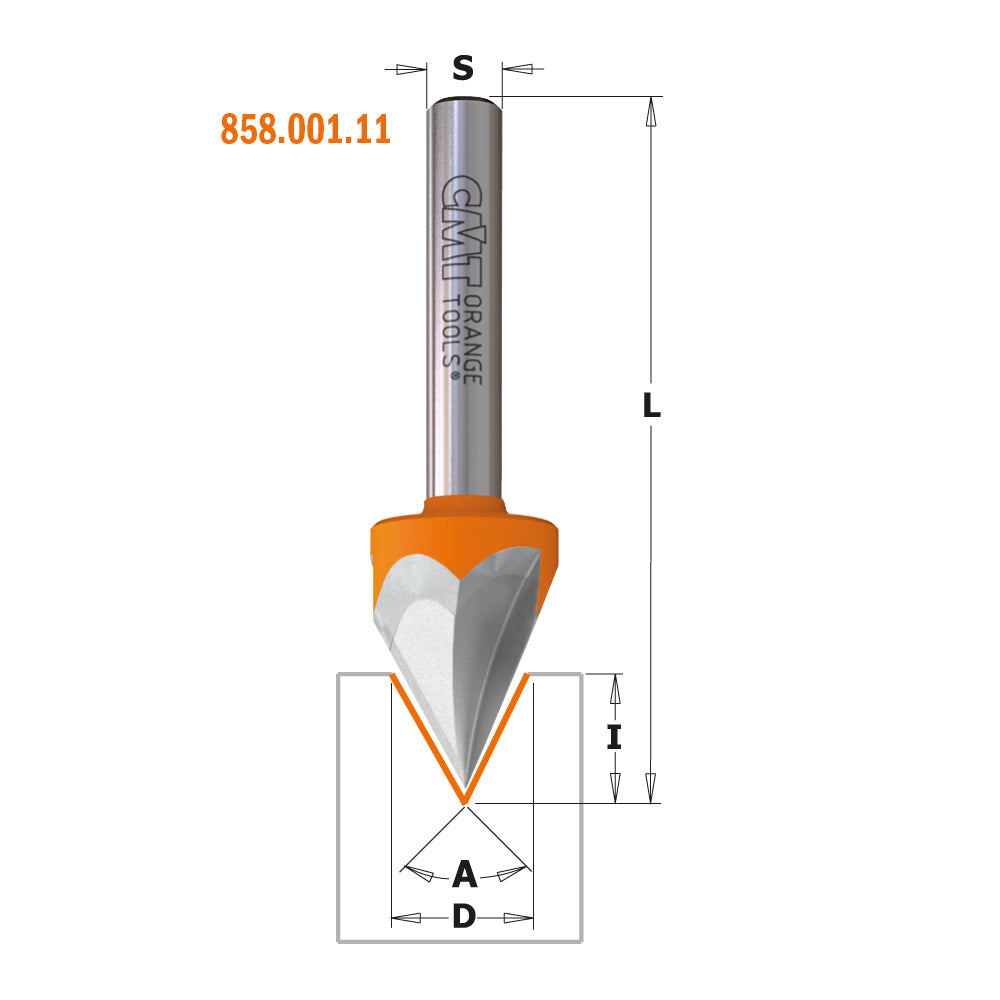 Laser Point Router Bit