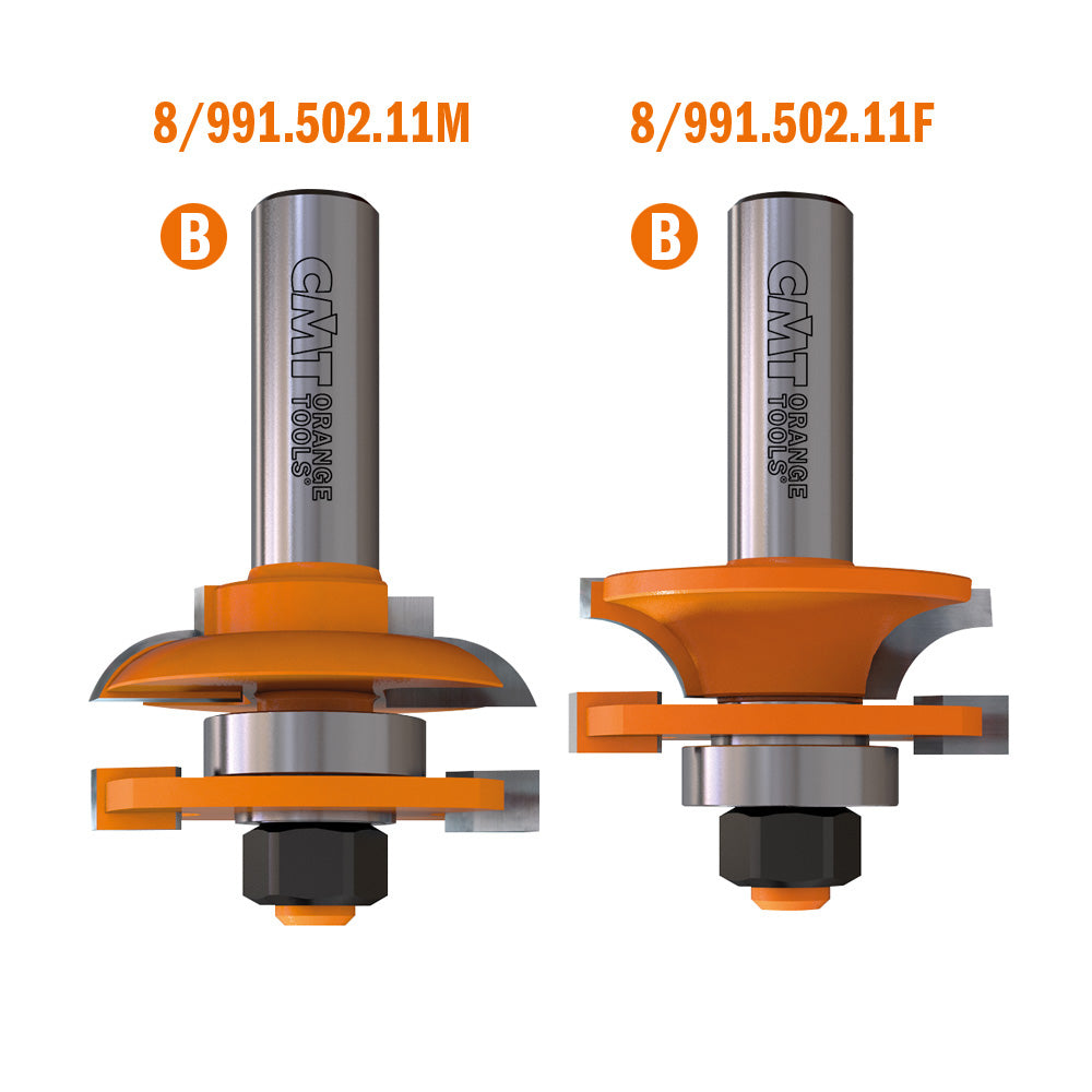 Rail & Stile Router Set | 1/2" Shank