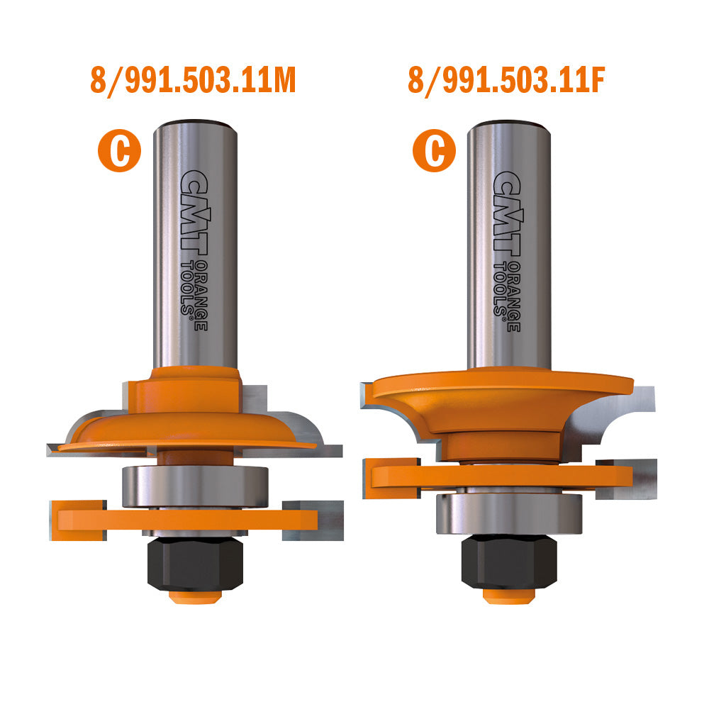 Rail & Stile Router Set | 1/2" Shank