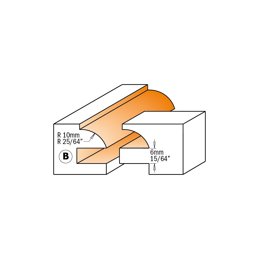 Rail & Stile Router Set | 1/2" Shank