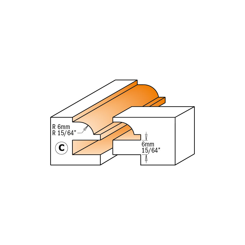 Rail & Stile Router Set | 1/2" Shank