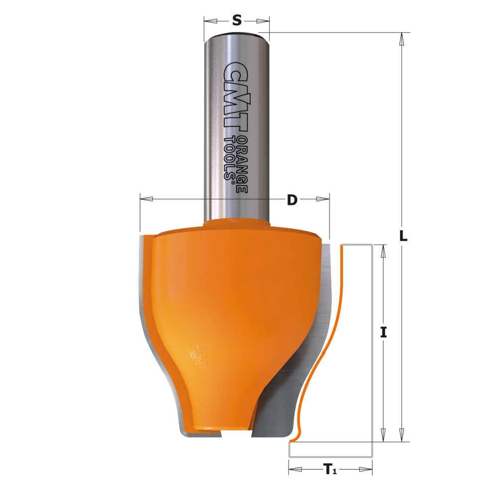 Vertical Raised Panel Router Bit – Crossroads Fine Woodworking