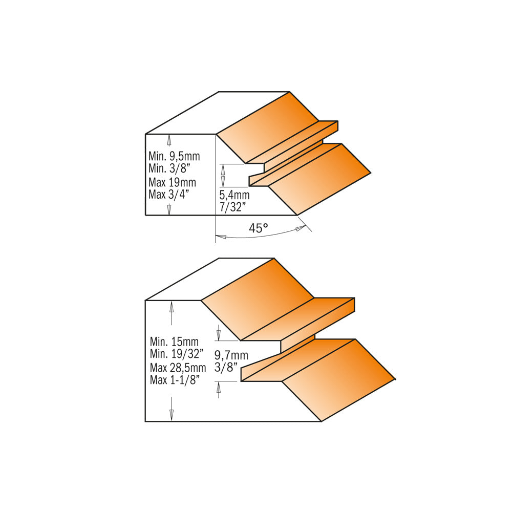 Lock Miter Router Bit