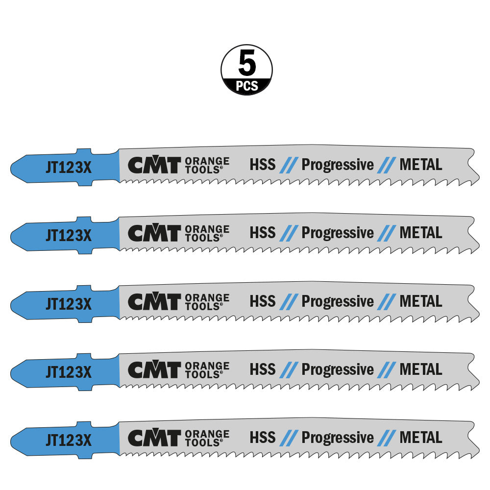 Jig Saw Blades Metal/Fine Straight | 5ct
