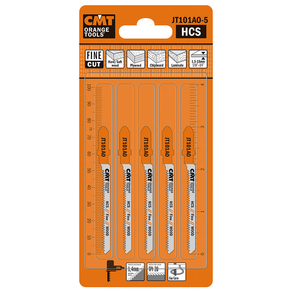 Jig Saw Blades Wood/Fine Curve | 5ct