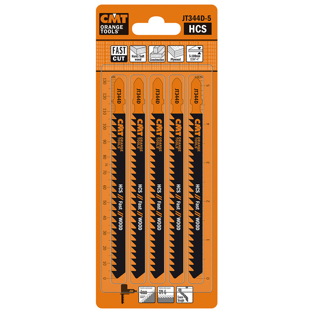 Jig Saw Blades Wood/Course Straight | 5ct
