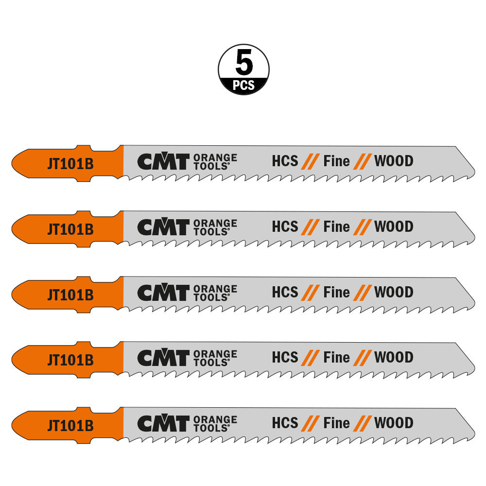 Jig Saw Blades Wood/Fine Straight | 5ct