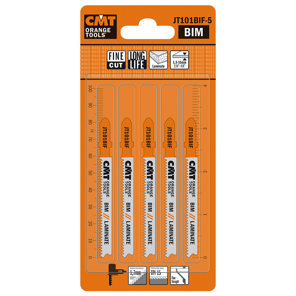 Jig Saw Blades Laminate/Fine Straight | 5ct