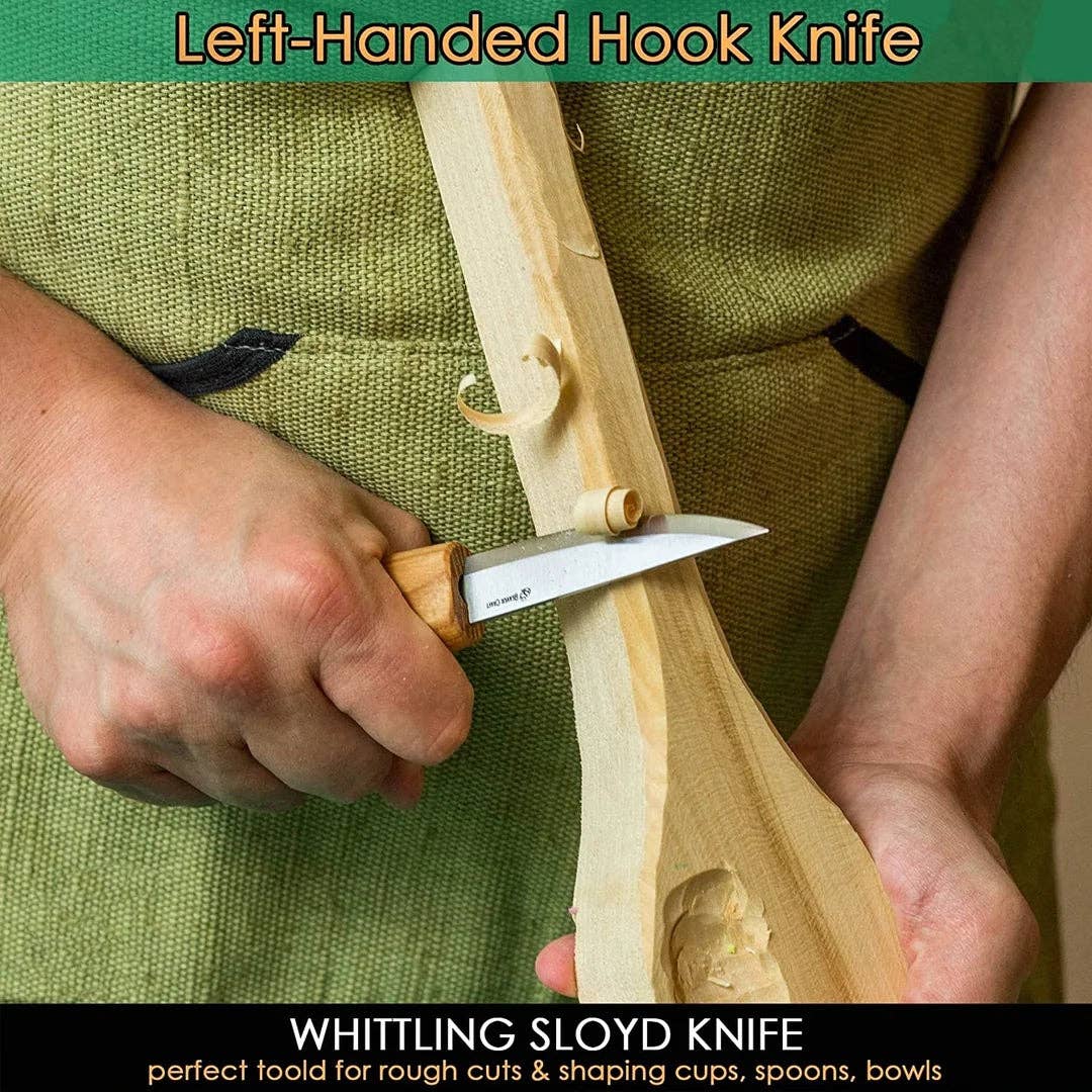 Wood Carving Tool Set for Spoon Carving (Left handed)