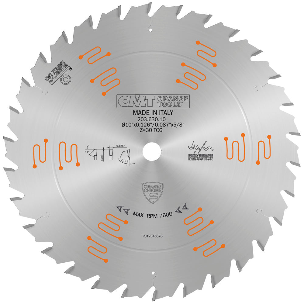 Heavy Duty Glue Line Ripping Saw Blade | 10" 30 Tooth