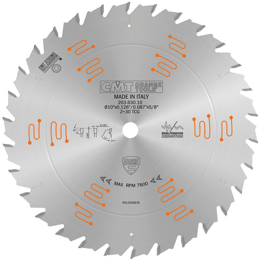 Heavy Duty Glue Line Ripping Saw Blade | 10" 30 Tooth