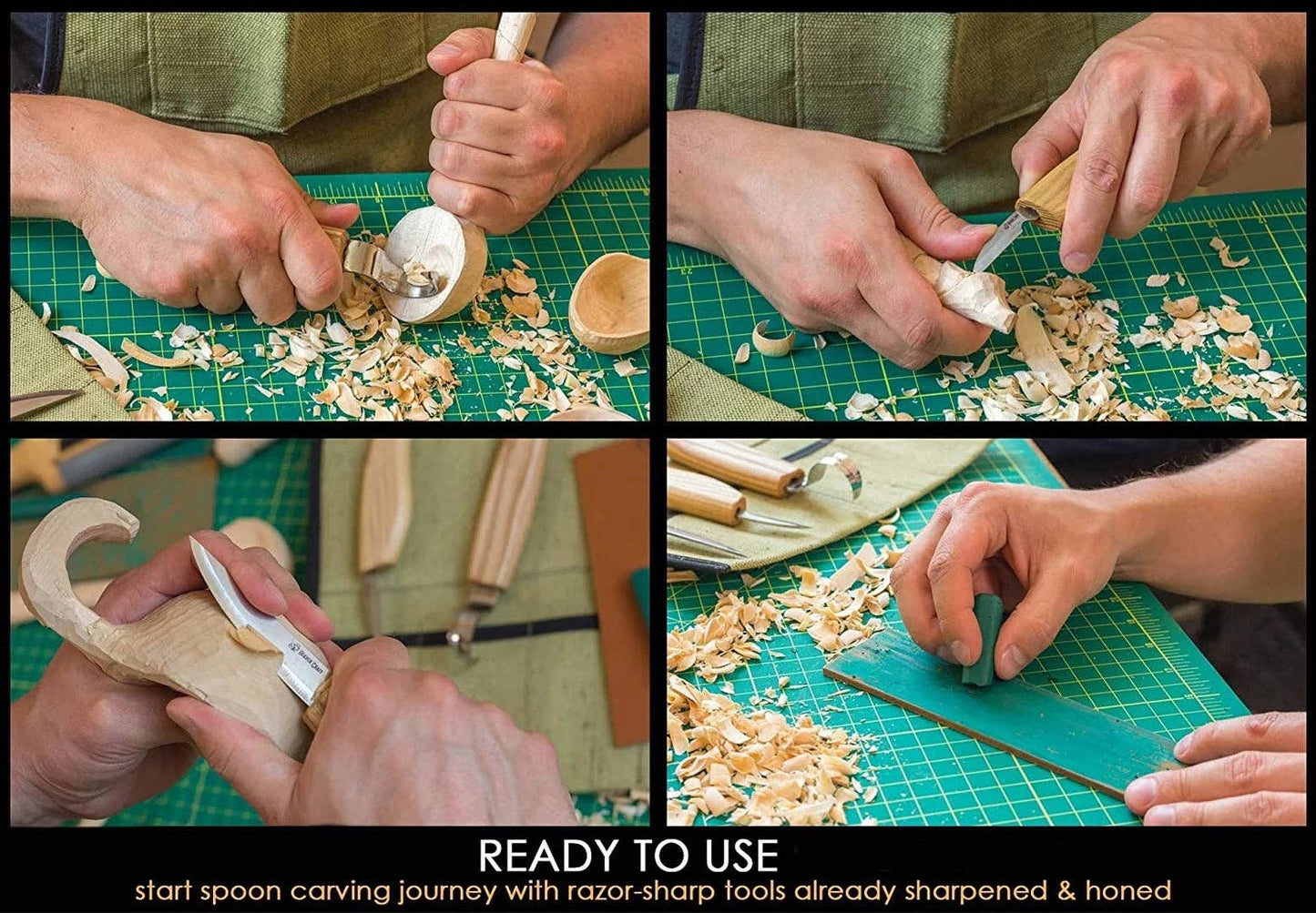 Wood Carving Tool Set for Spoon Carving