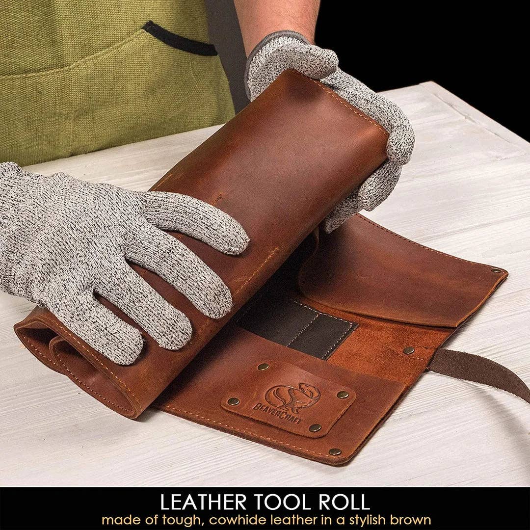 Deluxe Wood Carving Set With Walnut Handles