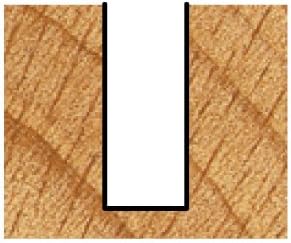 Contractor Straight Router Bits | 1/4" Shank