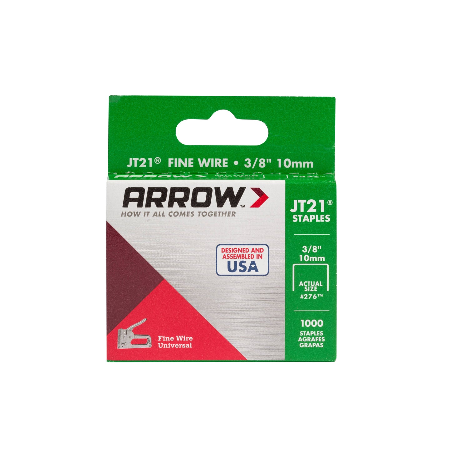 Light Duty Craft Staples, 3/8" x 7/16" | 1000ct