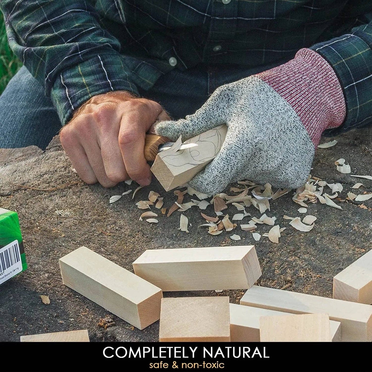 Set of Basswood Carving Blocks 18pcs