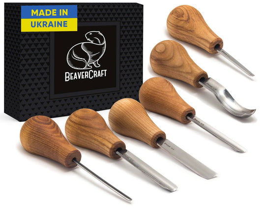 Woodcarving Set With Palm Chisels