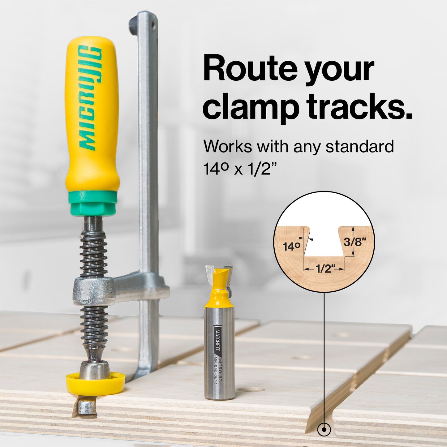MATCHFIT Dovetail Track Clamp | 2pk