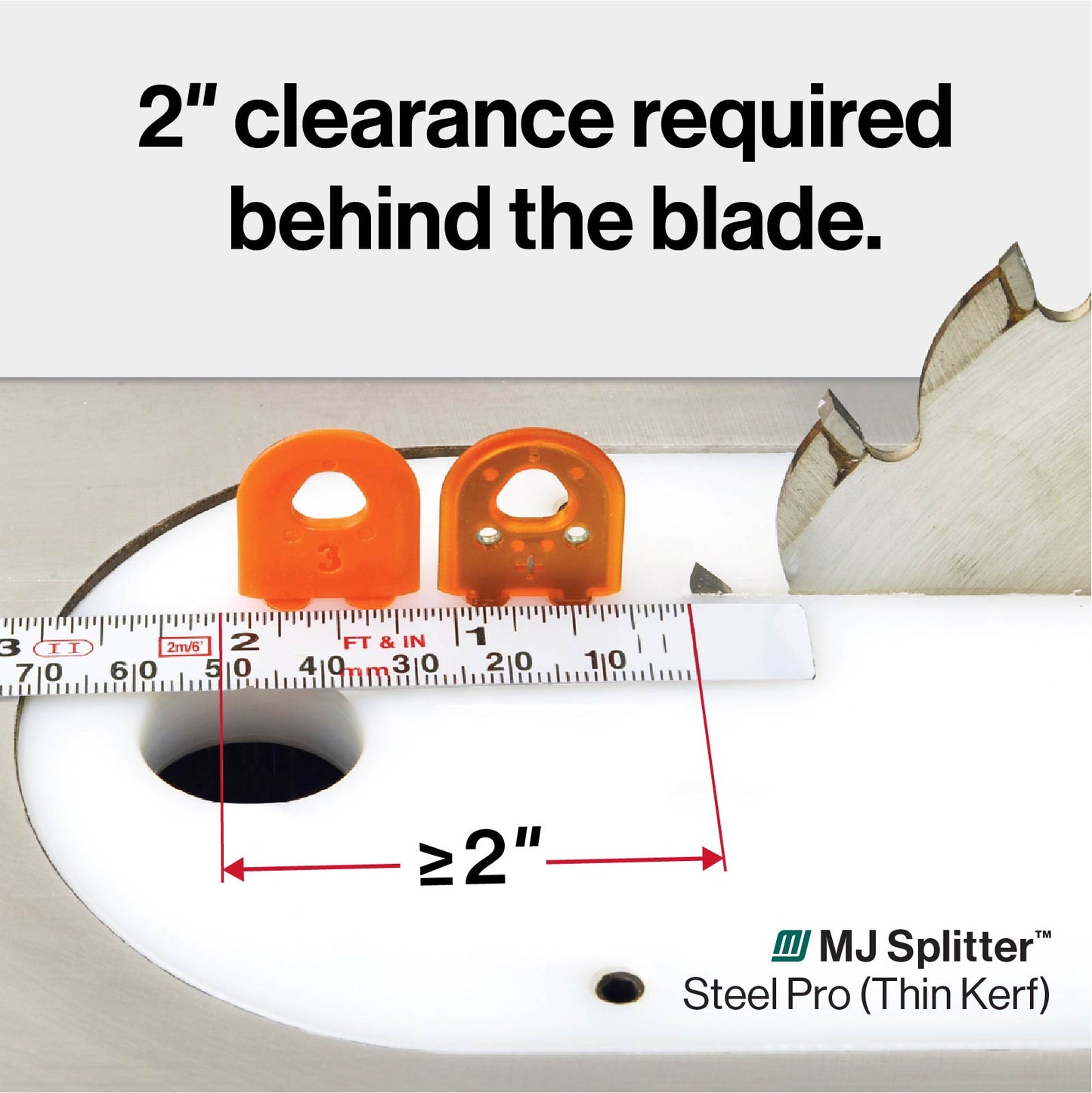 SteelPRO Thin Kerf Splitter Kit | Orange