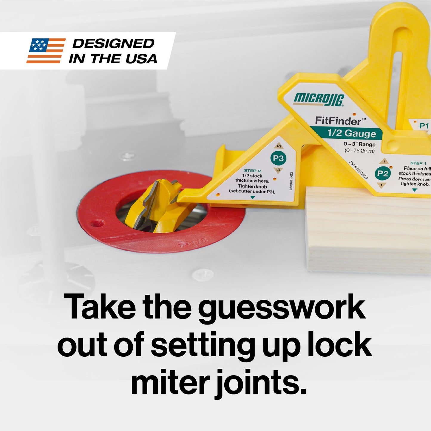 FitFinder Lock Miter Bit | 1/2" Shank