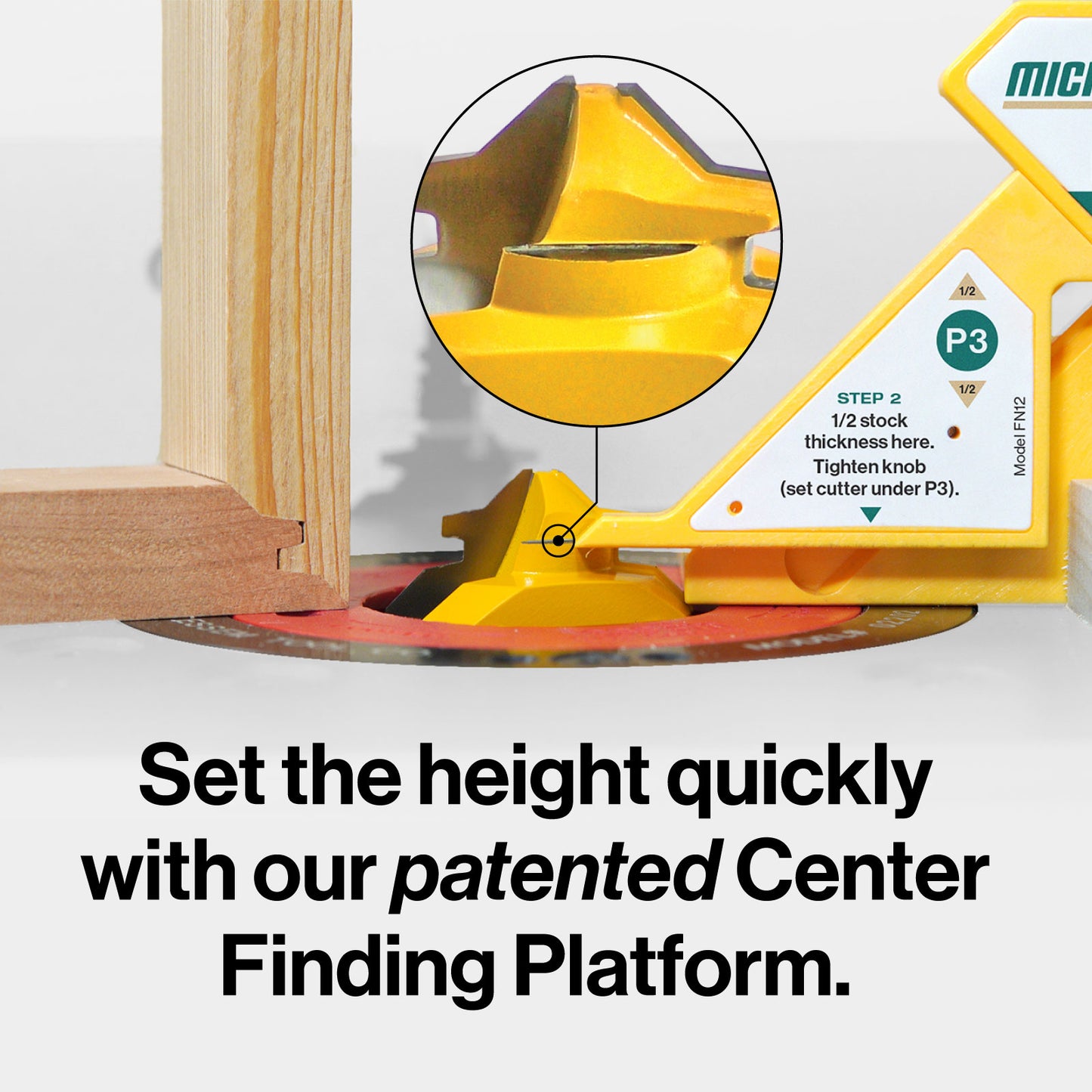 FitFinder Lock Miter Bit | 1/2" Shank