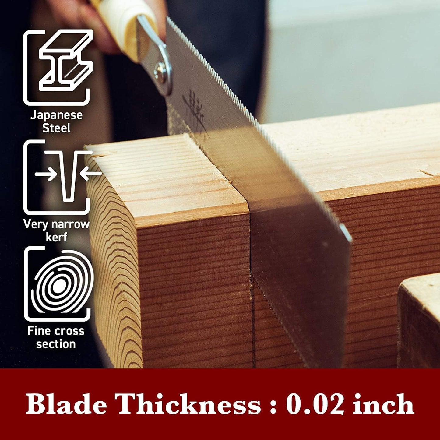 Japanese Pull Saw Hand Saw 9.5 Inch (240mm) Ryoba