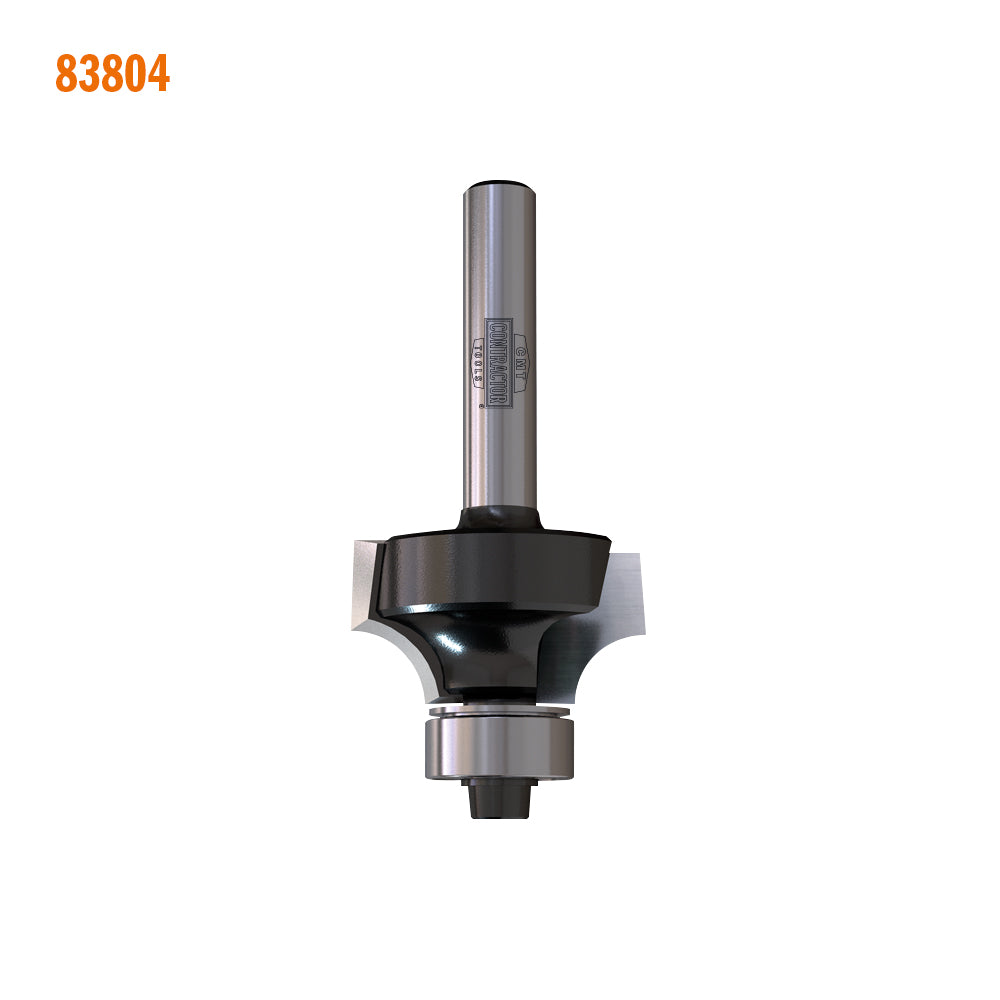 Contractor Roundover & Beading Bits | 1/4" Shank