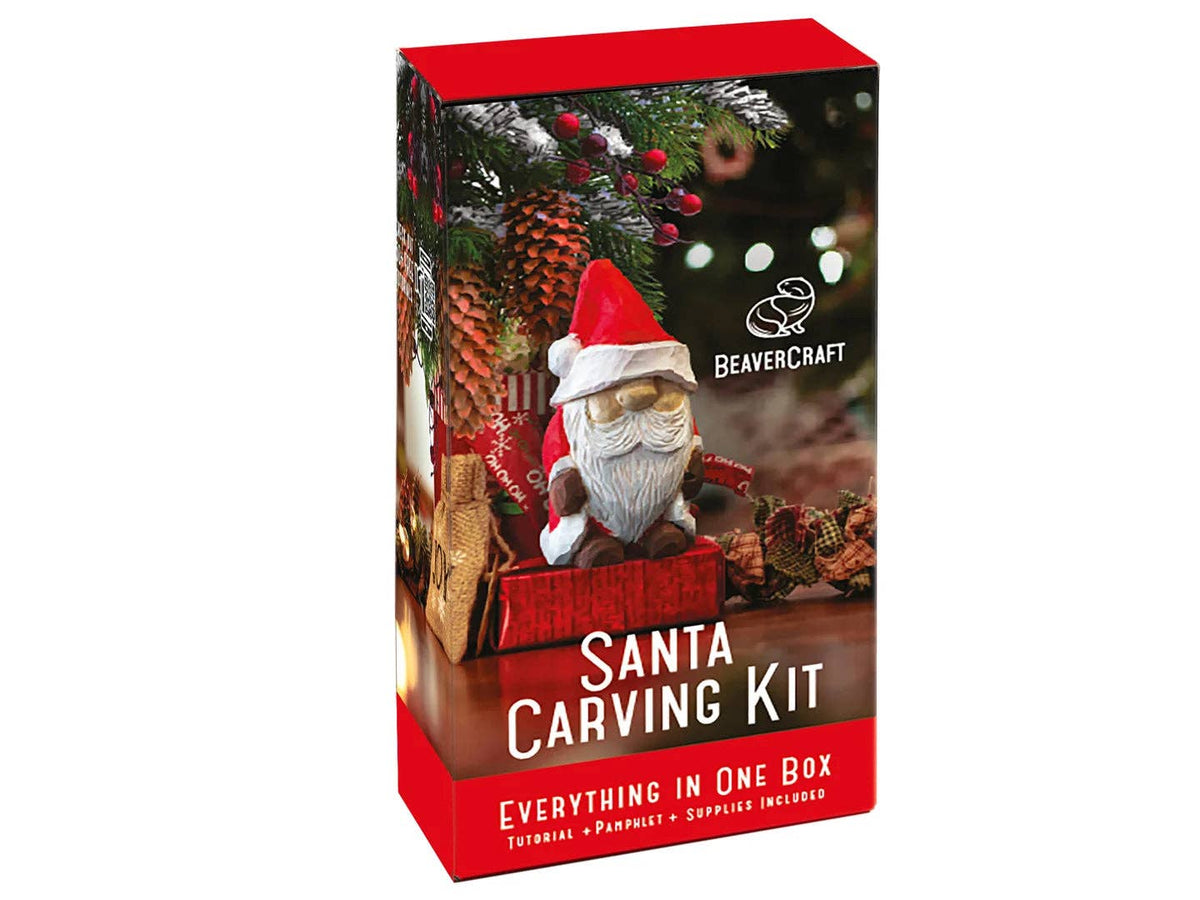 DIY06 - Santa Carving Kit - Complete Starter Whittling Kit