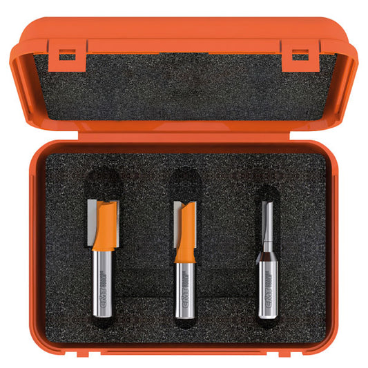 Plywood Groove Router Bit Set | 3 Piece