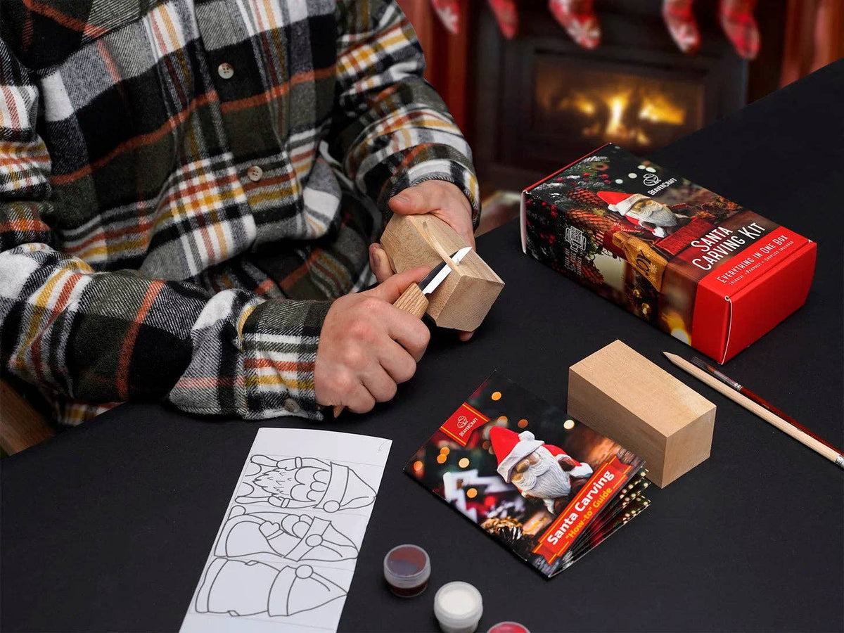 DIY06 - Santa Carving Kit - Complete Starter Whittling Kit