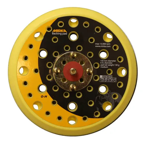 6" 48-Hole Grip Backup Pad with Pad Saver
