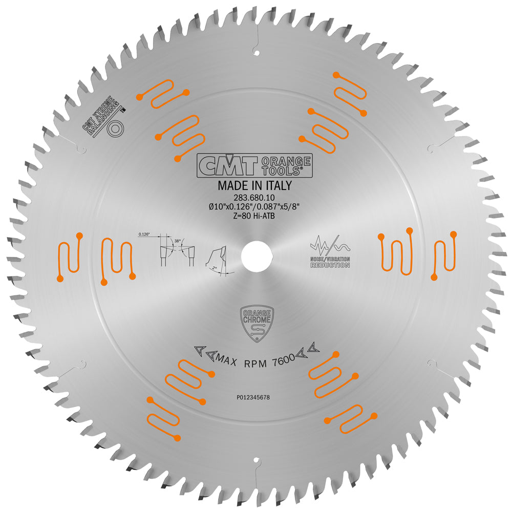 Industrial Low Noise Chrome Cut-Off Blade for Melamine